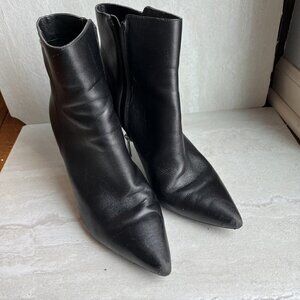 ** Michael Kors Blaine Heeled Booties Black Size 9.5 side zip